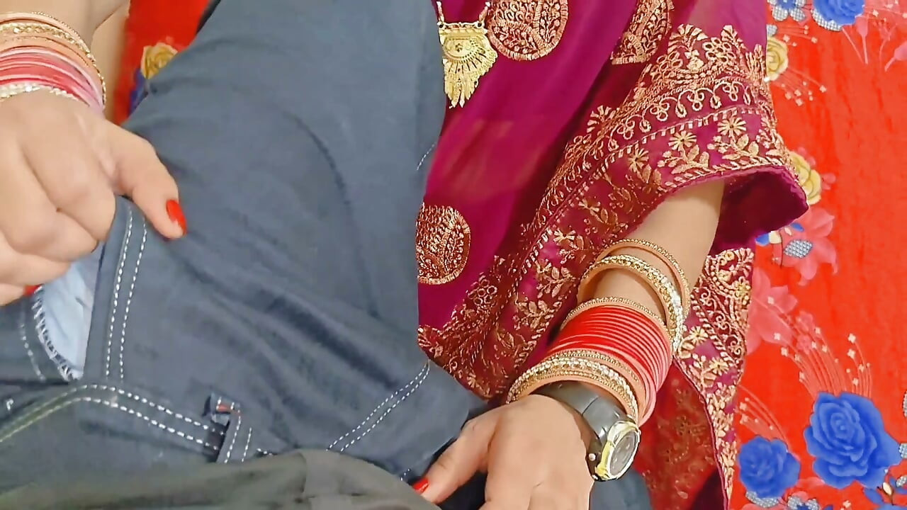 Indian Desi village step-sister was trying to hard blowjob fucking with step-brother in clear Hindi audio
