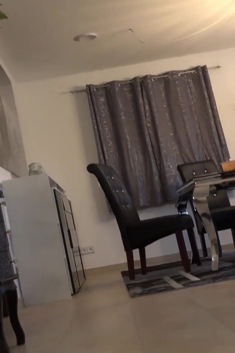 MILF From Frace Likes to Wear Stockings While Playing with Her Pussy