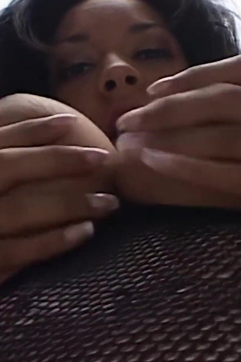 She loves the big dick in her tight ass and her tits wiggle