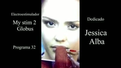 electroestimulador  con dedicatoris jessica alba