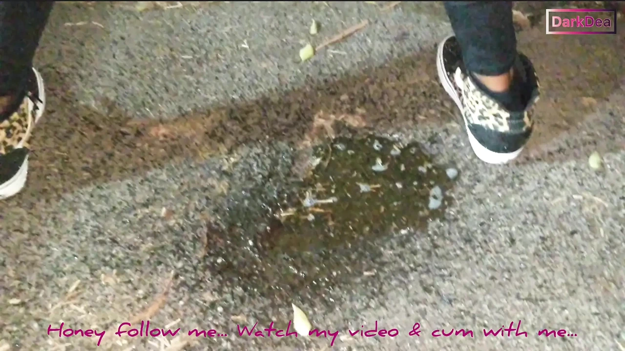 The kinky slut queen "Dark Dea" in peeing outdoor compilation