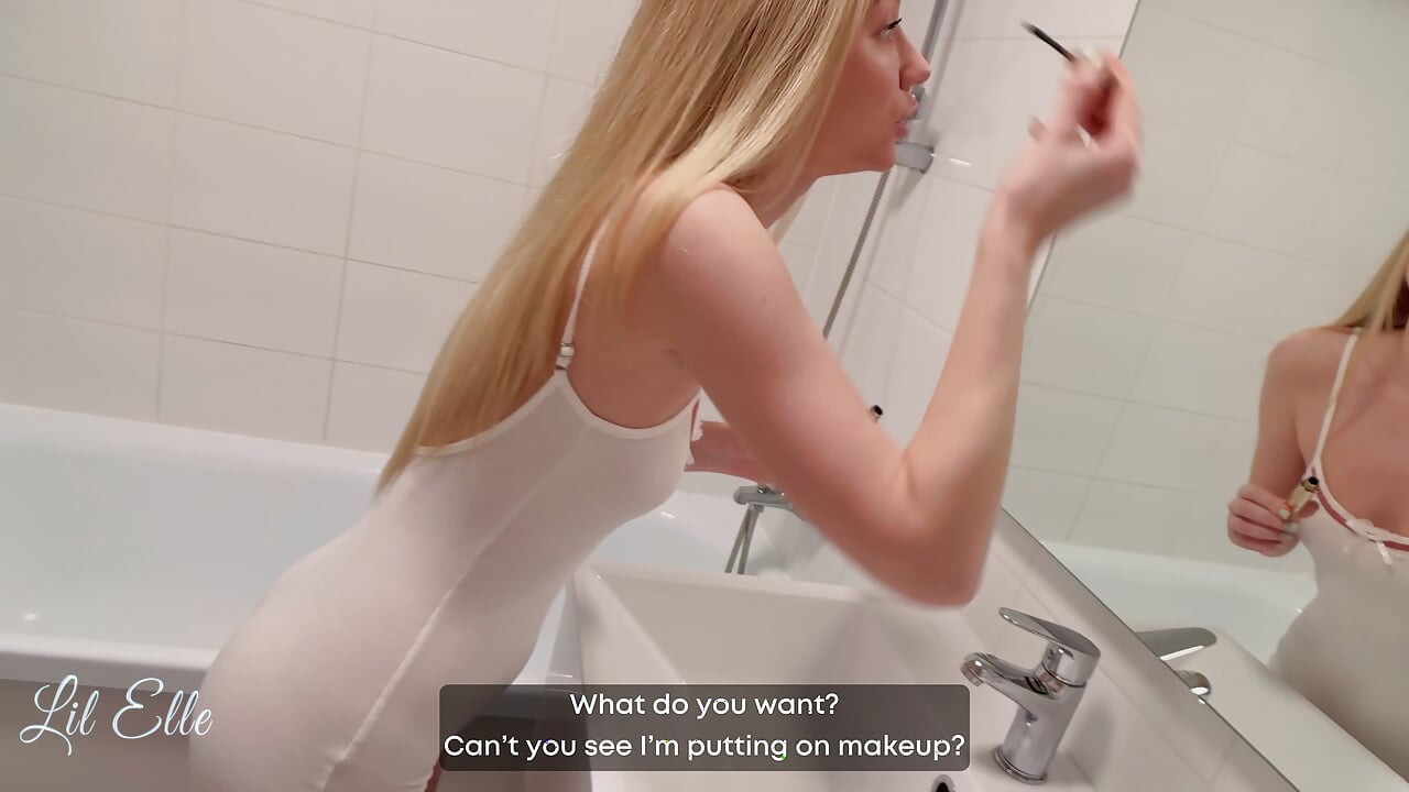 STEPSIS Keeps GRINDING ON MY COCK While MOM Bangs the Door - Her PUSSY GETS SOAKED