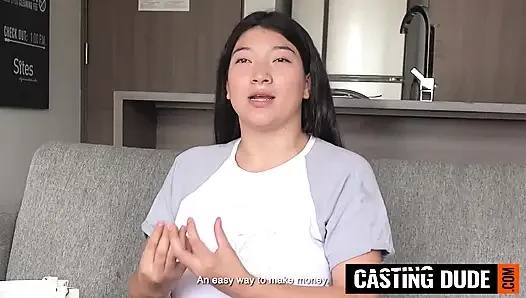 Ich habe am ende tittenfick mit dieser LATINA mit massiven möpsen in ihrem wahnsinnigen casting-debüt gefickt