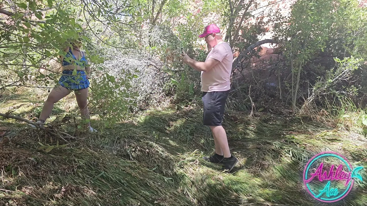 Behind the Scenes Photo Shoot - Ashley at Ash Creek Spring