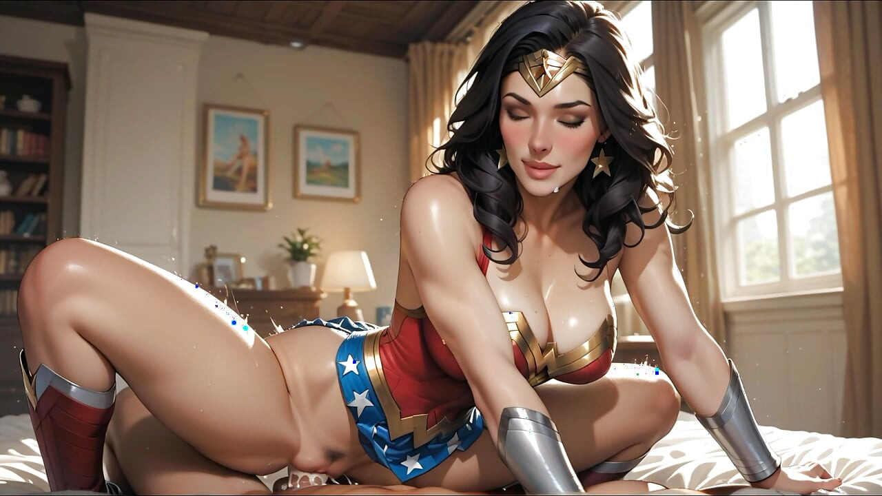 ワンダーウーマンに扮したメアリー(PleasureSex16)