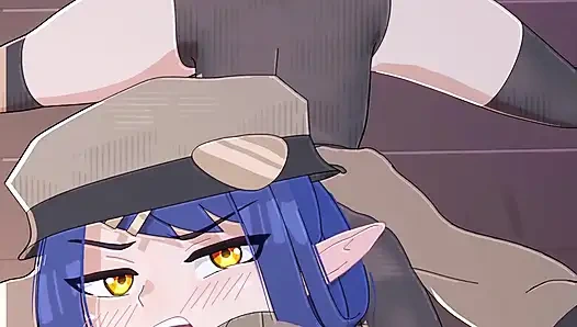 Аделаида ведет дикий спуск на четвереньках