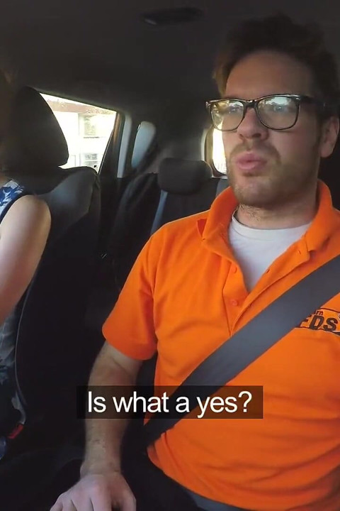 Fake Driving School - Hot Redheads Dirty Secret: Outdoor Blowjobs and Big Tits Worship