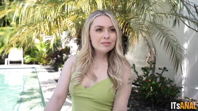 Petite, Blonde & She Loves Anal!