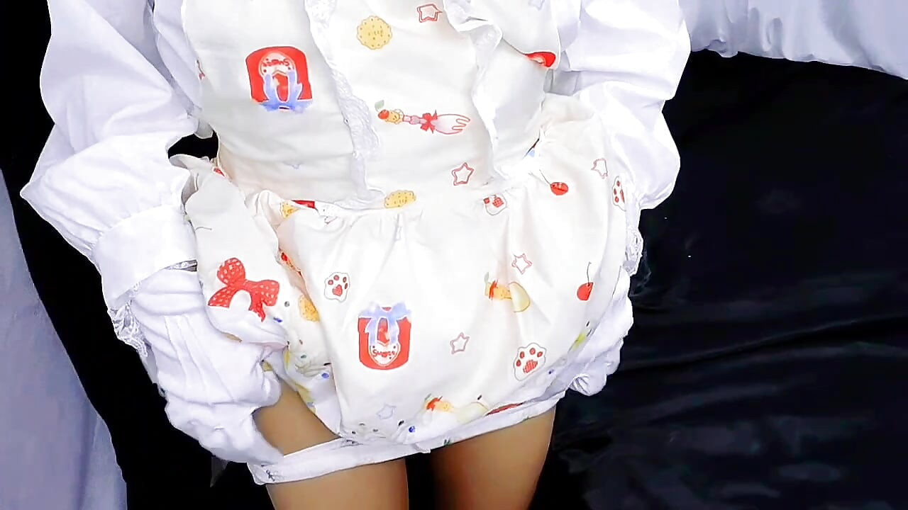 Cute Little Thai: I like it when adults touch me under my doll dress.