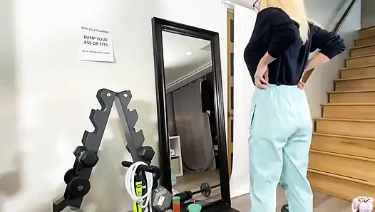 Secret Pump for Ass and Tits Expansion - Training My Ass at the Gym Is Something Really Hard for Me!