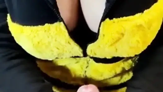 Booking up with a random guy at a Halloween party