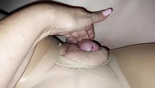 Stepmom rips off her stockings and calls her stepson into bed to fuck her
