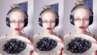 Asmr Blueberry Makan - Asmr, Cermin mata, Gergasi