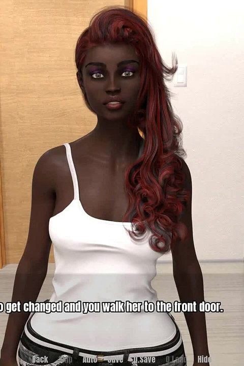 Grandma's house: black ebony goddess doing footjob under the table ep 59