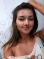Waves, Blows Kiss, Shows Tits