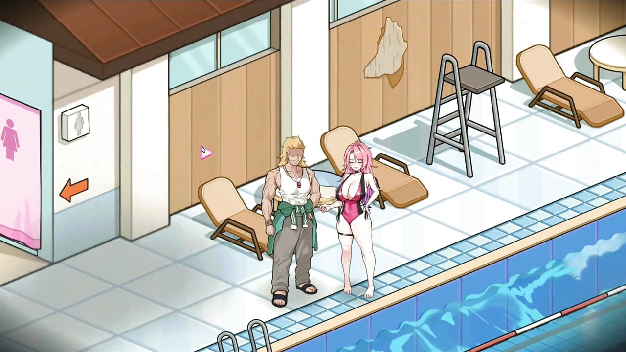 Hentai Game – Minami Hentai Gallery Scene Pool Sex - Lifeguard Holic