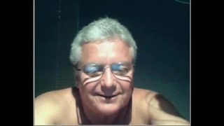 grandpa cum on webcam