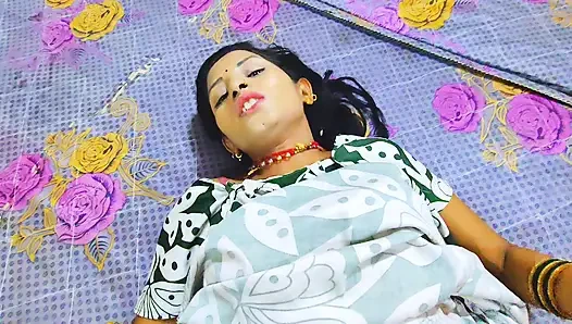 Indian Stepmom Shared Single Bed and Made Stepson Happy Full Hindi audio