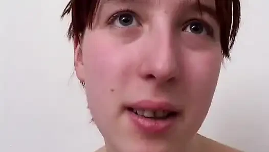 Close up masturbation of the redhead amateur slut