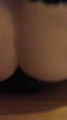 fucking my ass with big dildo