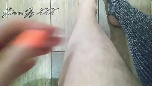 Hairy milf Ginna Gg jerked off her muff and finished brightly