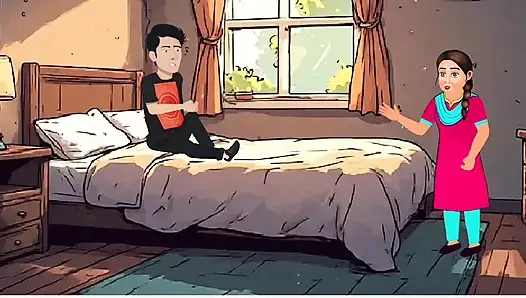 Toket besar bhabhi India disetubuhi sepanjang malam oleh paman tetangga