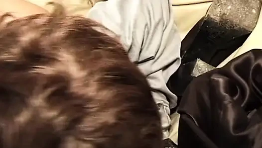 Blindfolded MILF Dripping Cum After Intense Pounding
