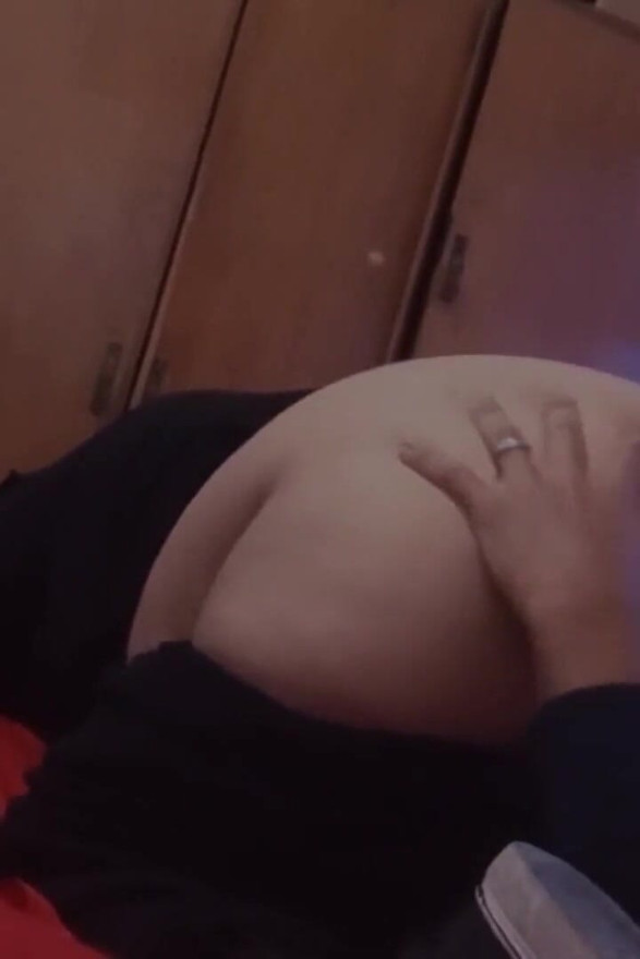 Massaging and Spanking My Girlfriend's Great Ass for a Little While