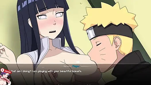 in public by Hinata Hyuga.