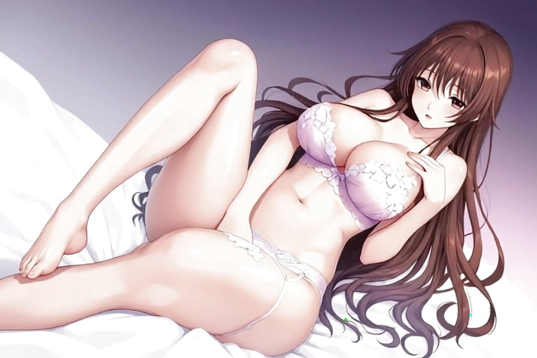 Wanita anime masturbasi