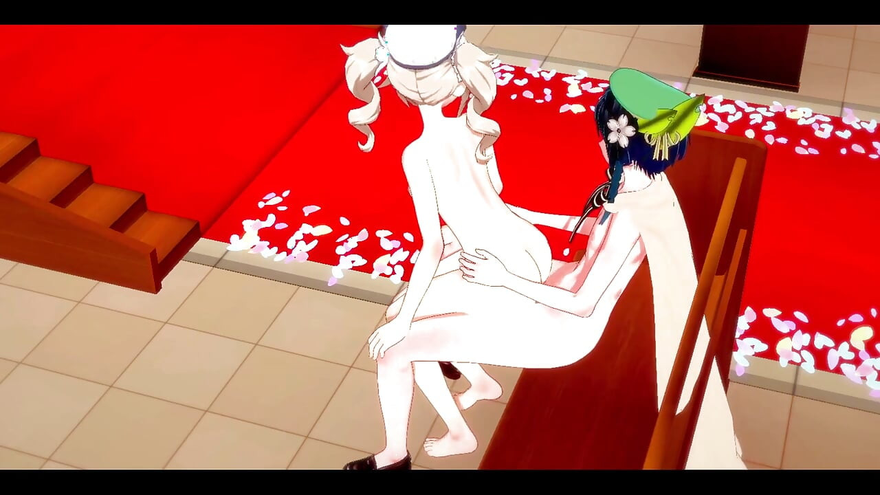 Genshin impact Hentai - Barbara X Venti seks in een kerk - Japanse Aziatische manga anime-spel porno