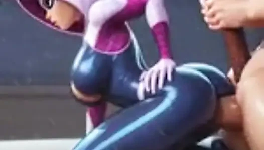 Super-powered backshots compilation pt 1. AI generated