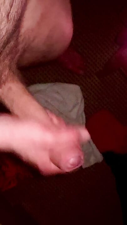 BWC Standing wank with cumshot!!!