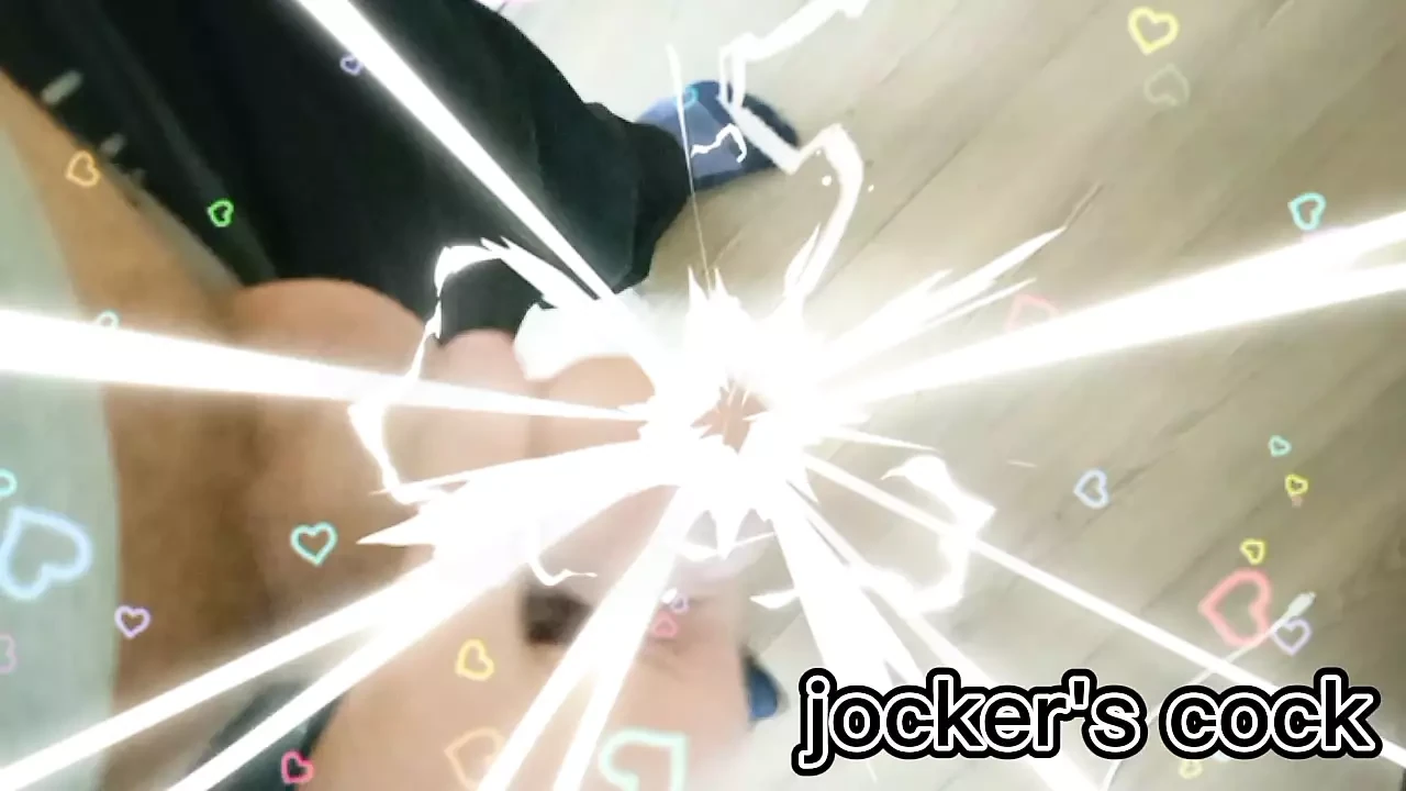 Gay teases with his big cock