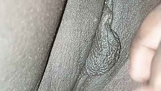 My penis became erect after seeing stepaunty's smooth pussy.