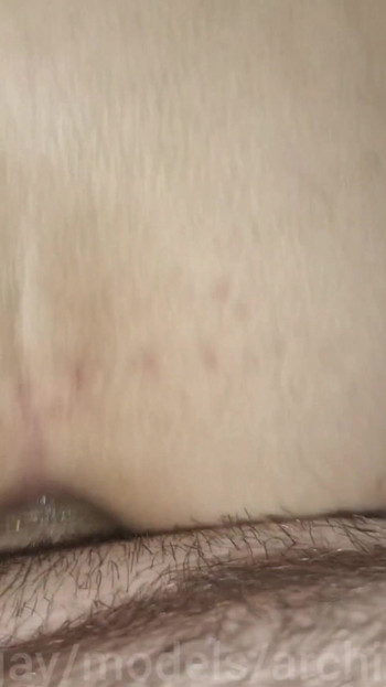 Stunning moment from "Skinny stepbrother shoots hot cum out of his ass! Beautiful Exclusive"