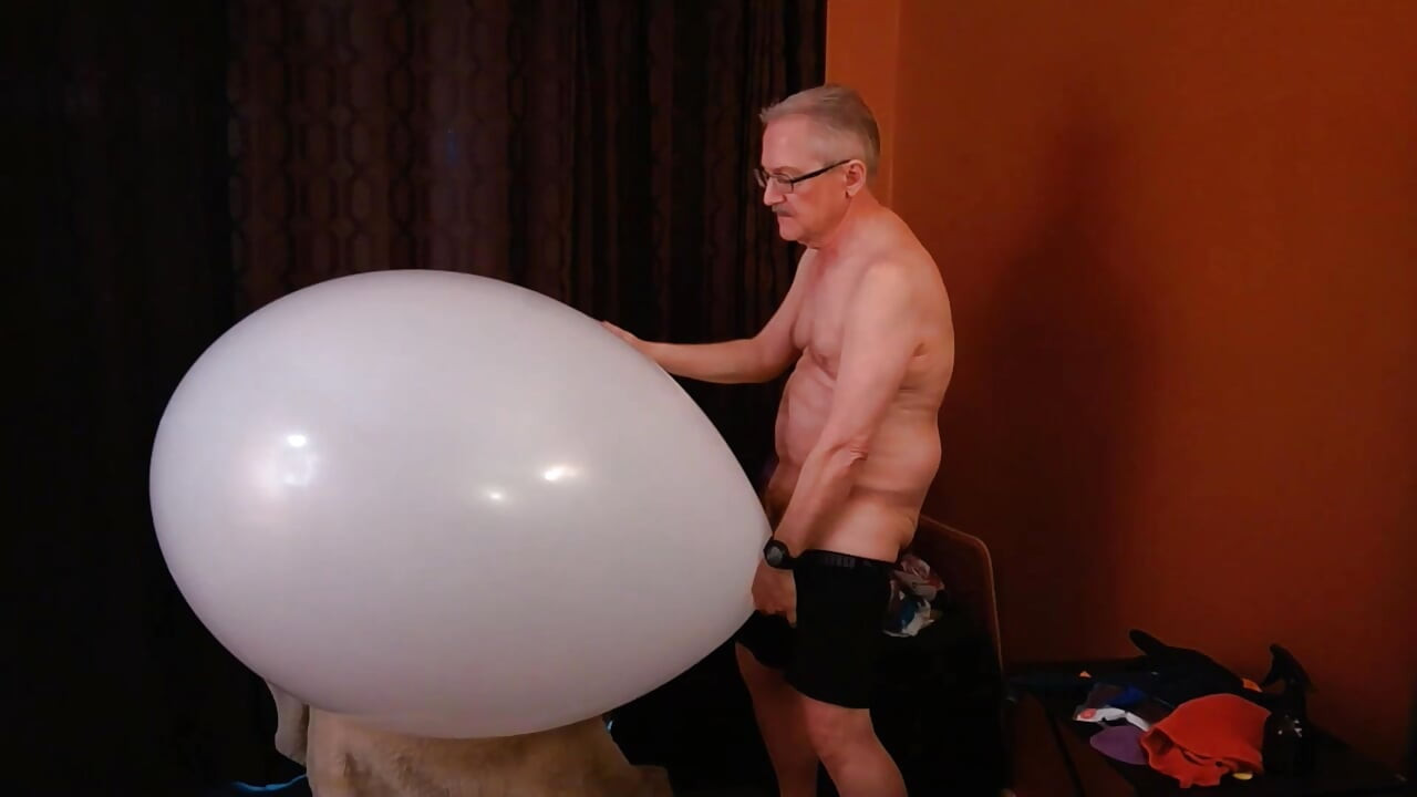 149) Two Giant Round Balloons, One 17" Round Balloon Pop Fun