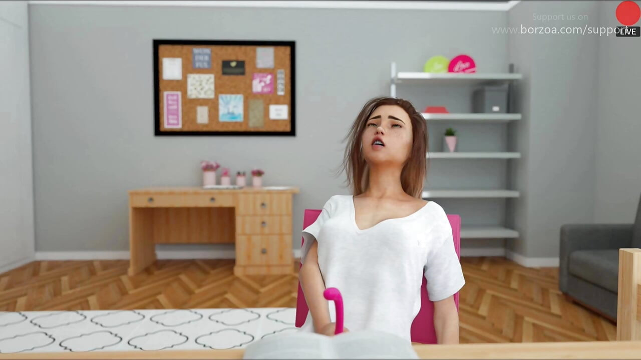 She was so scared to let me fuck her virgin pussy. So I cum in her virgin ass big load of hot sperm. Milfy city, Sara, part 24