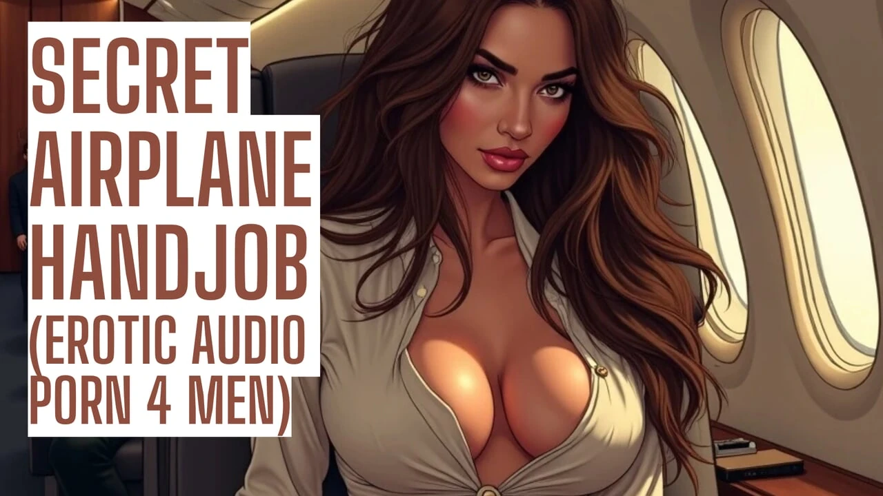 Titkos repülőgépes kézimunka (Teljes nyilvános hang az oldalamon ASMR HFO JOI Erotic Audio 4 Men)