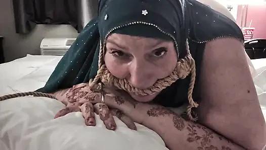 Hijabi Cripple Bum BDSM From Both Angles