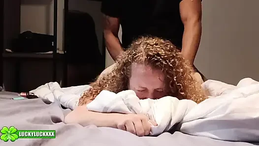 Lucky Gurl Kween Bunny B - Sexy Submissive BBW MILF Gets Pounded Doggystyle