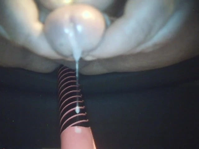 dildo mal anders im ass cum smile