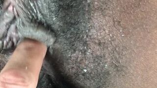 Hairy pussy ebony