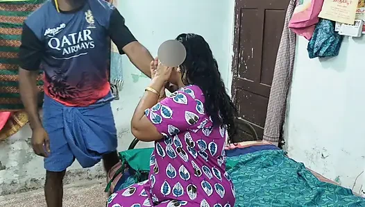 stepmother told me to go behind her and turn off the fan. I went behind her, hugged her, and licked her pussy with my tongue..