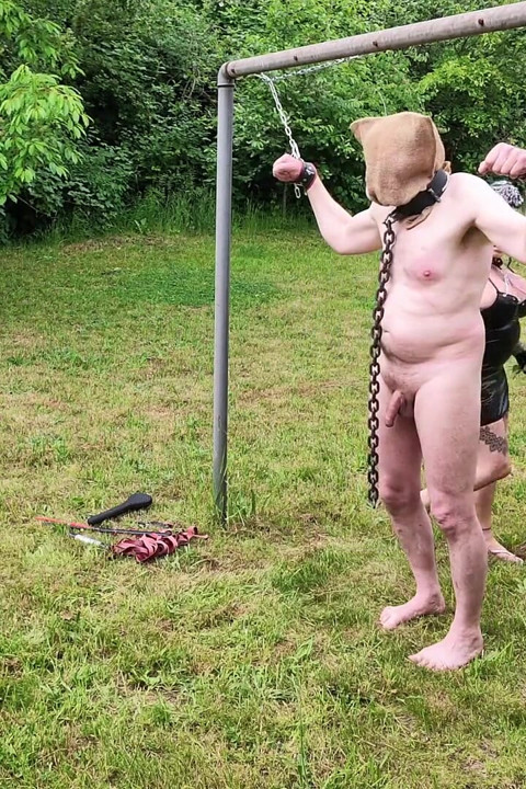 Whipped Naked in Nature