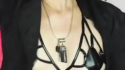 Shyyfxx Your Bossy Boss Jerks Out with a Lollipop and Forces You to Lick Her Pussy Humiliation