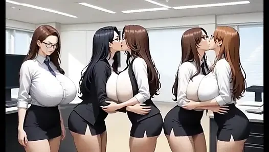 Lesbian kantor, ai animation