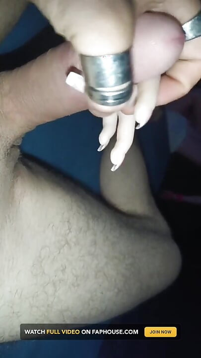French Manicure Very Cute Handjob Performed by My Sex Doll Cindy