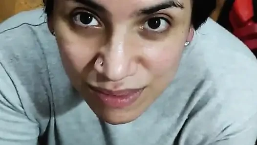 Quickie! Cum Mouthful, Cumplay and Swallow!