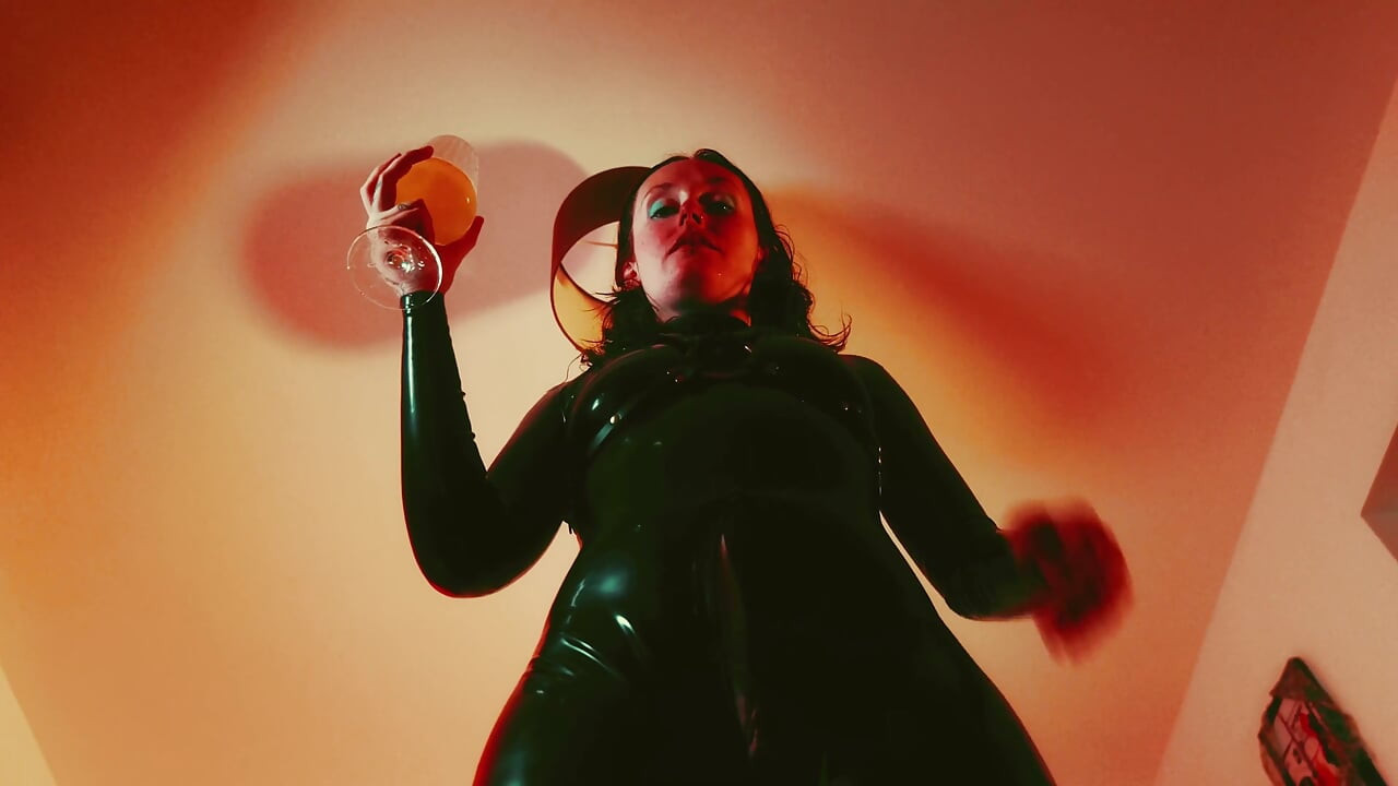 Divine Devotion: Latex Worship, Spit, Gas & Toilet Training POV